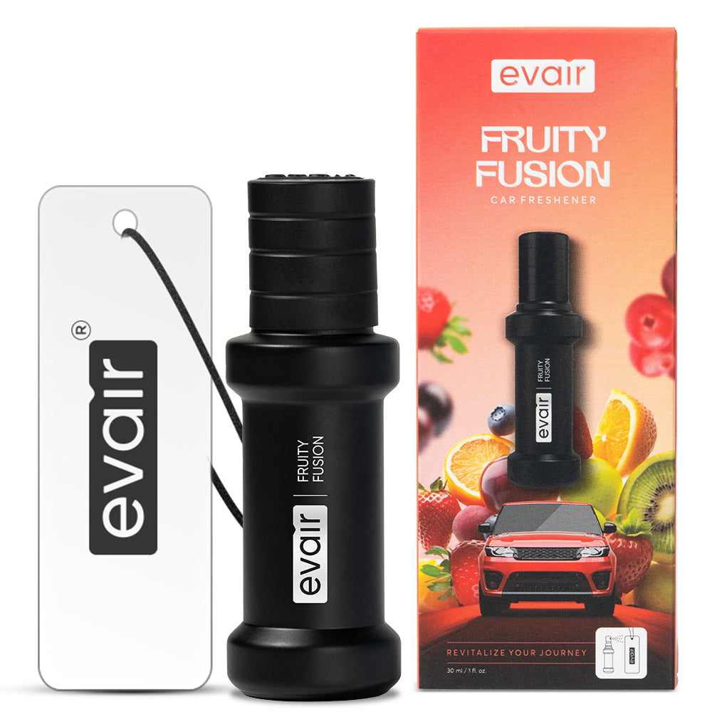 Evair Fruity Fusion: 30ml Car Freshener with 250+ Sprays
