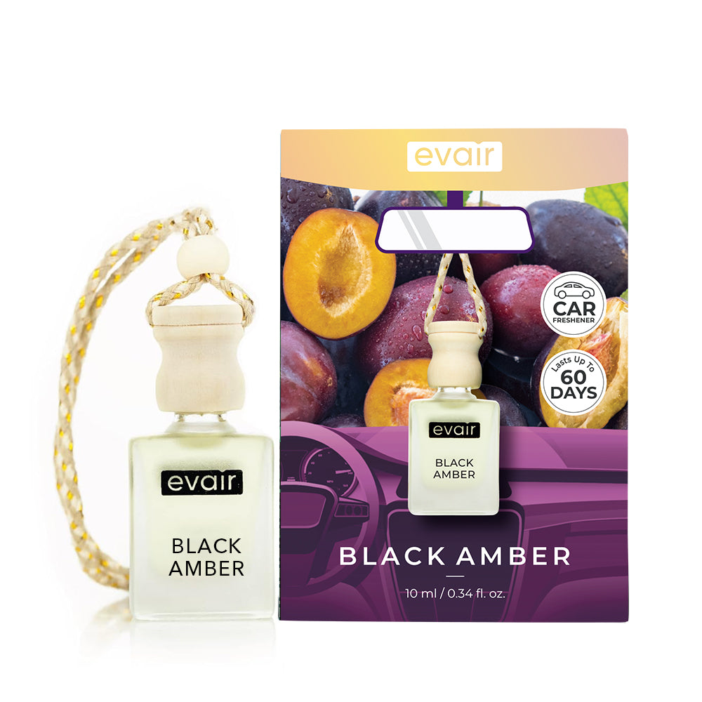 Black Amber Car Freshener