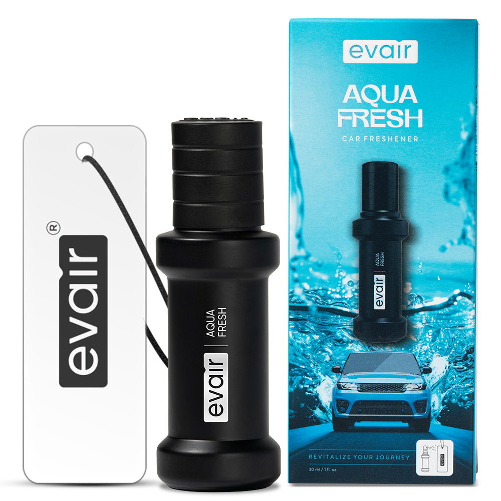 Evair Air Aqua Fresh: 30ml Car Freshener with 250+ Sprays