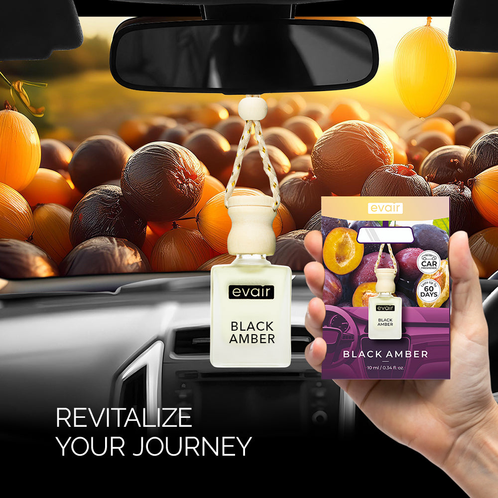 Black Amber Car Freshener
