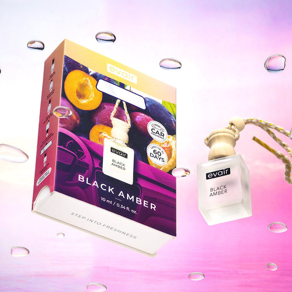 Black Amber Car Freshener