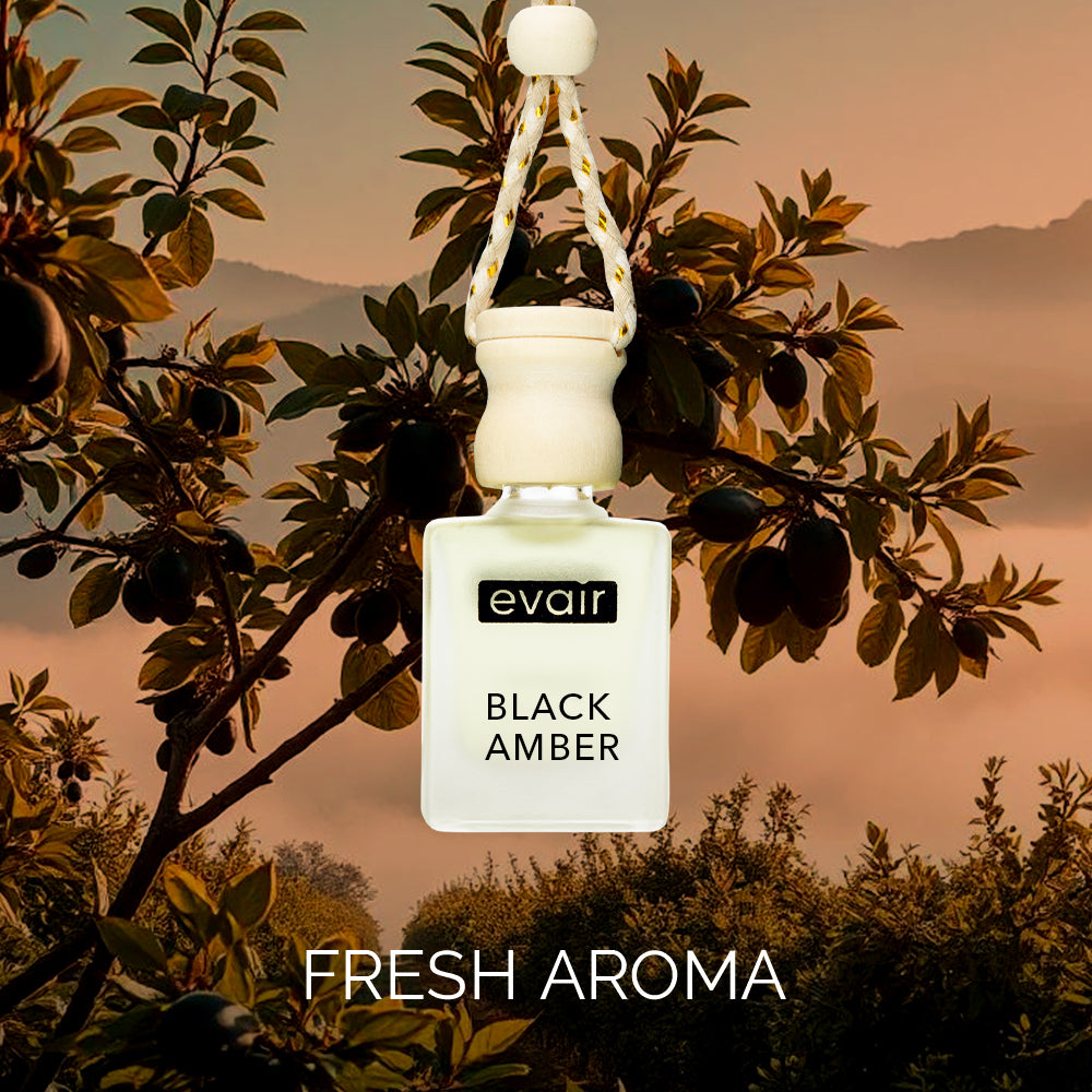Black Amber Car Freshener