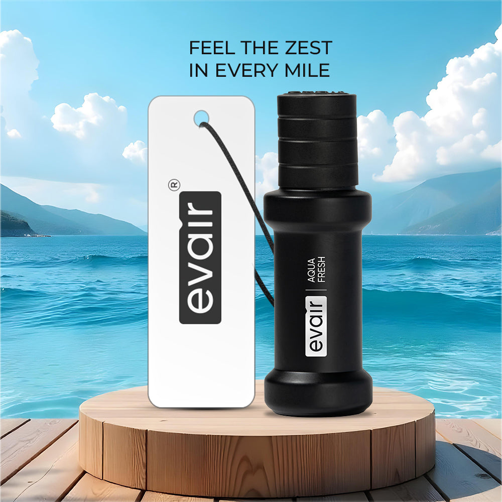 Evair Air Aqua Fresh: 30ml Car Freshener with 250+ Sprays