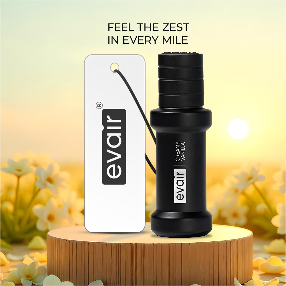 Evair Creamy Vanilla: 30ml Car Freshener with 250+ Sprays