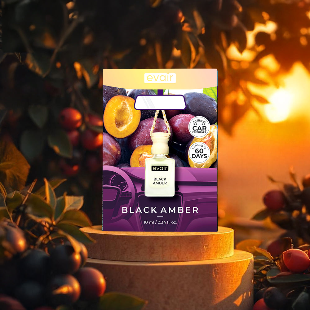 Black Amber Car Freshener
