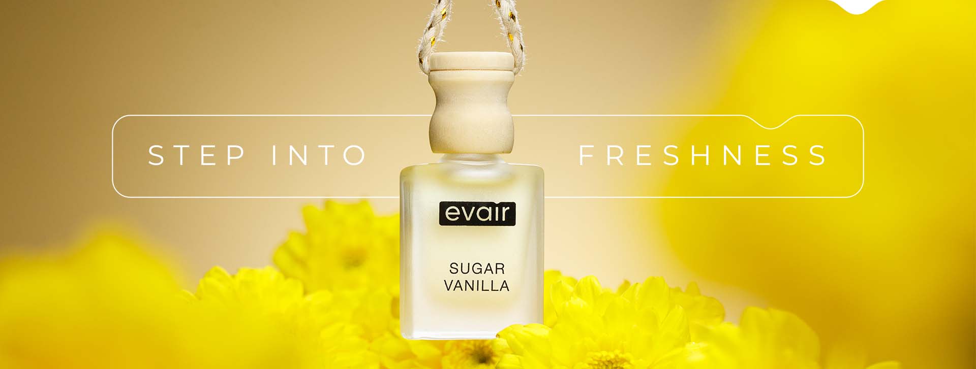 Step towards perfume car freshener