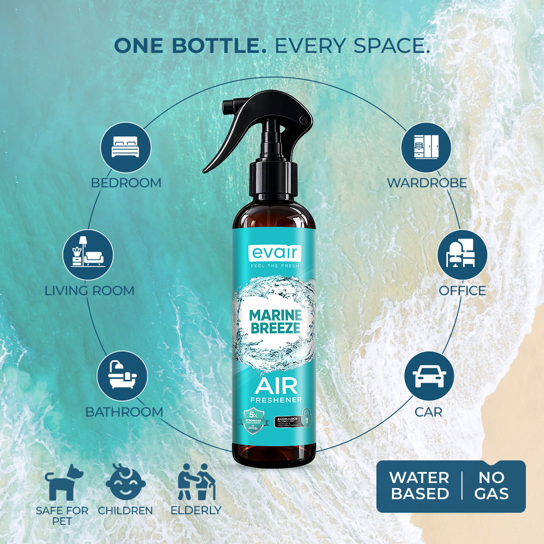 Evair Air Spray | Room Freshener Marine Breeze (200 ml)