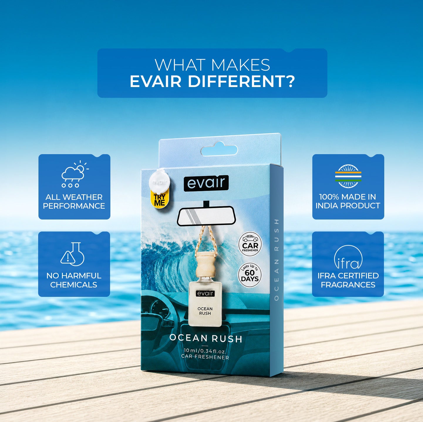 Ocean Rush Car Freshener