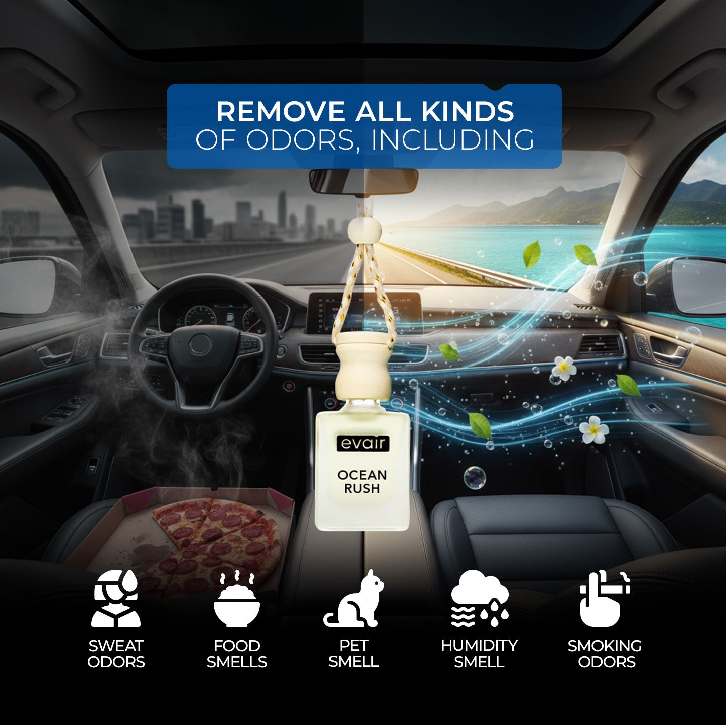 Ocean Rush Car Freshener