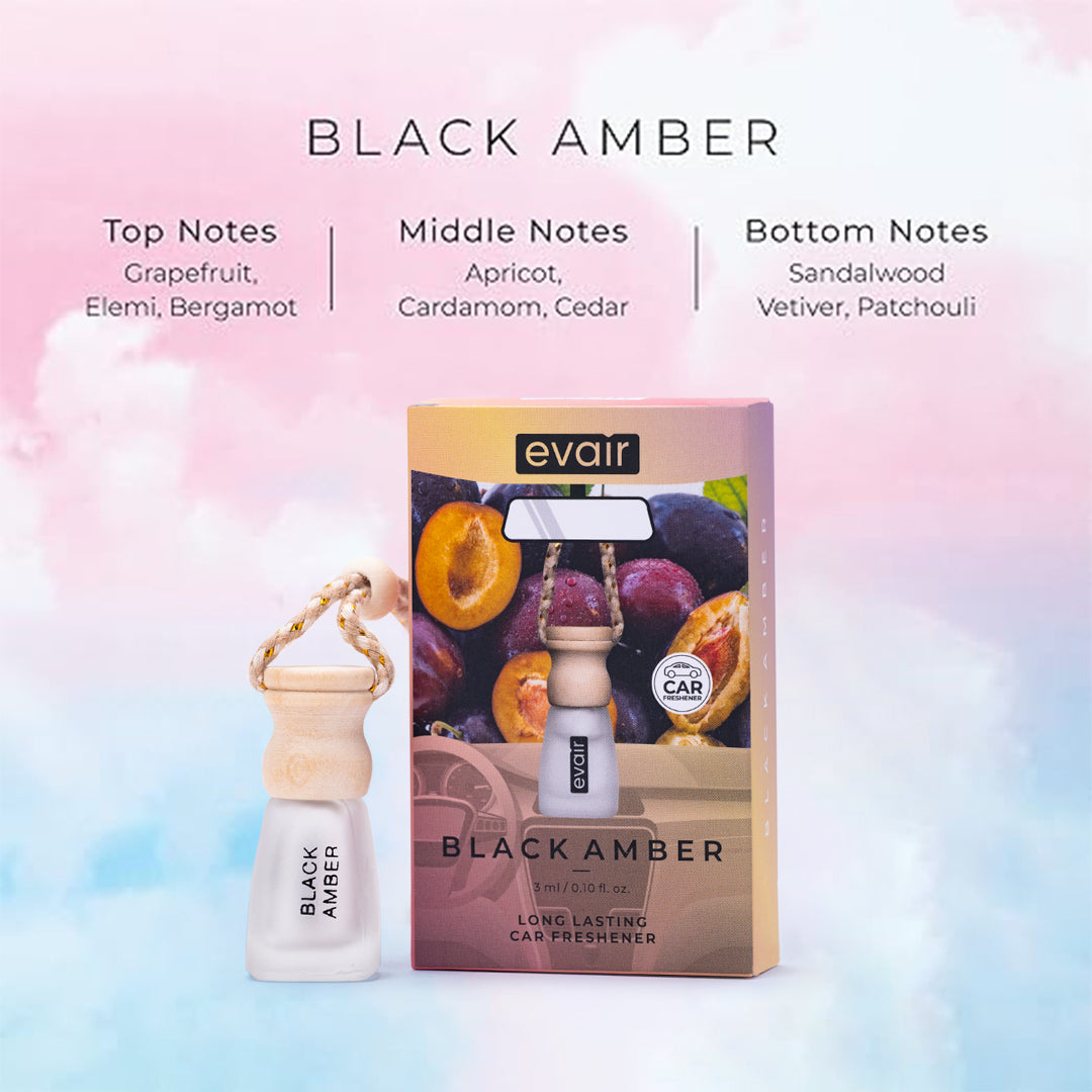 Black Amber Car Freshener 3ML (Special Cred Offer)