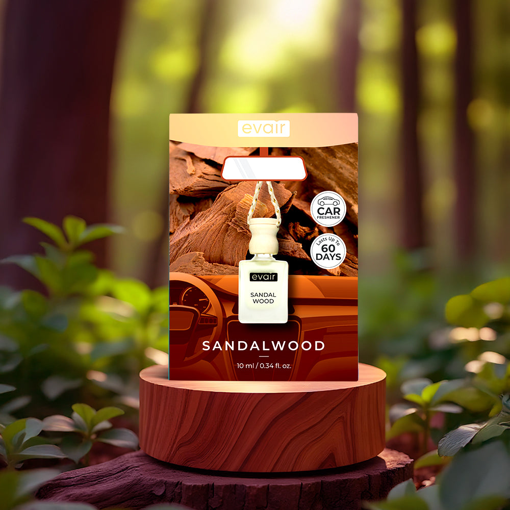 Try Evair Sandalwood Car Perfume Best Car Air Fragrance India