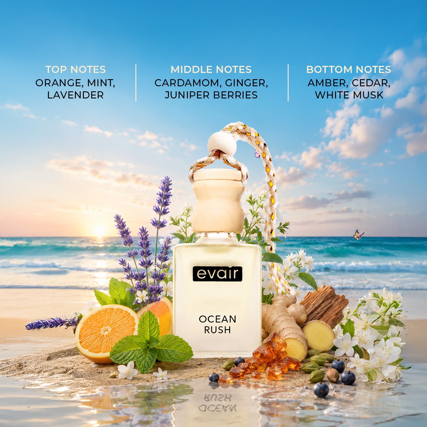 Ocean Rush Car Freshener