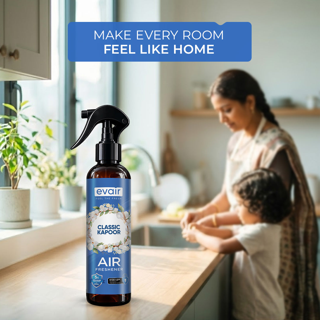 Evair Air Spray | Room Freshener Classic Kapoor (200 ml)