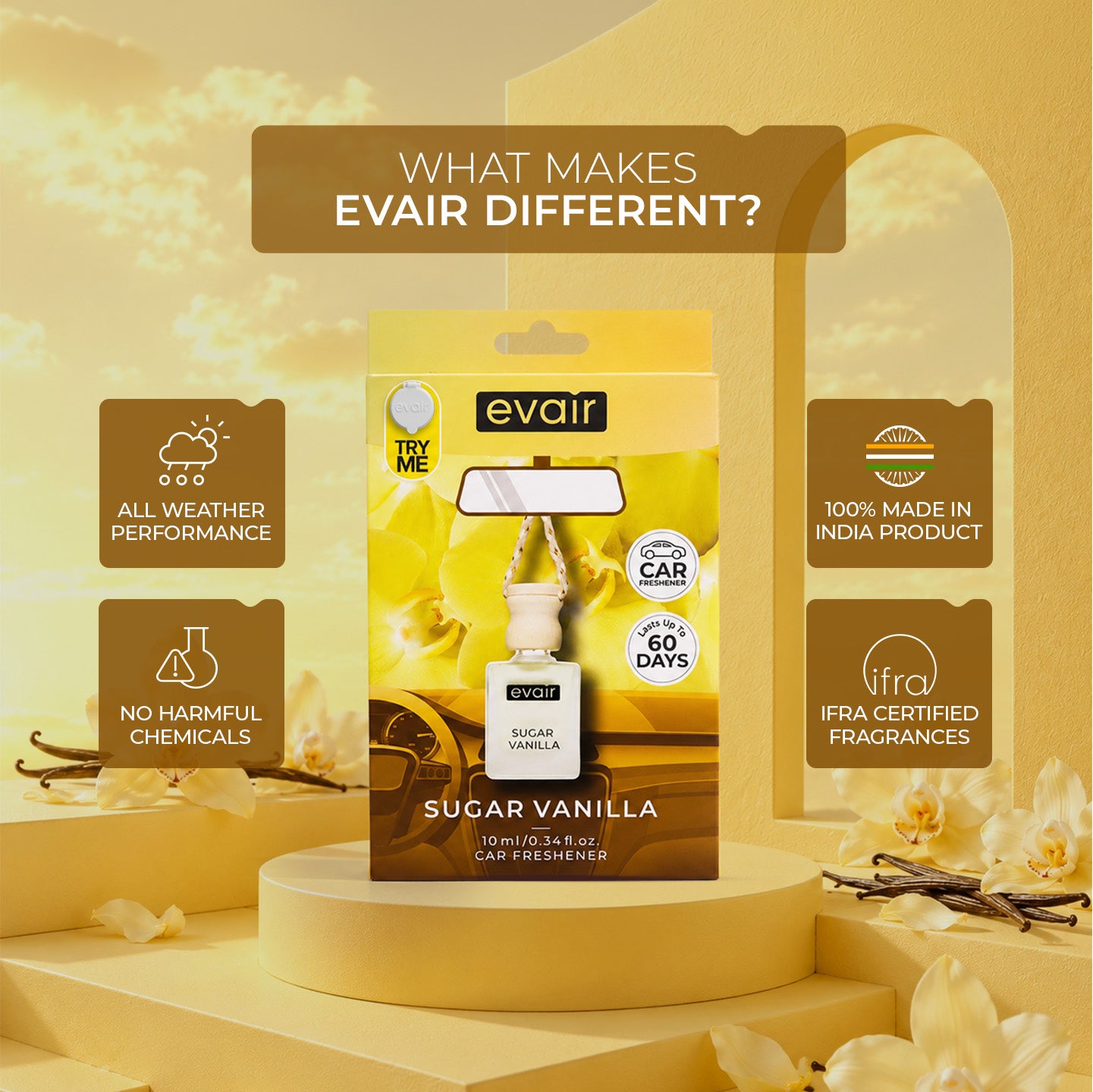 Sugar Vanilla Car Freshener