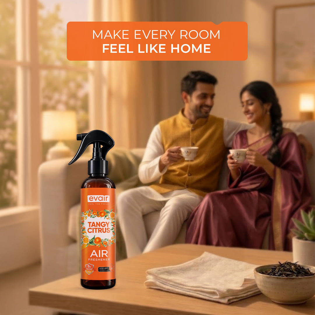 Evair Air Spray | Room Freshener Tangy Citrus  (200 ml)
