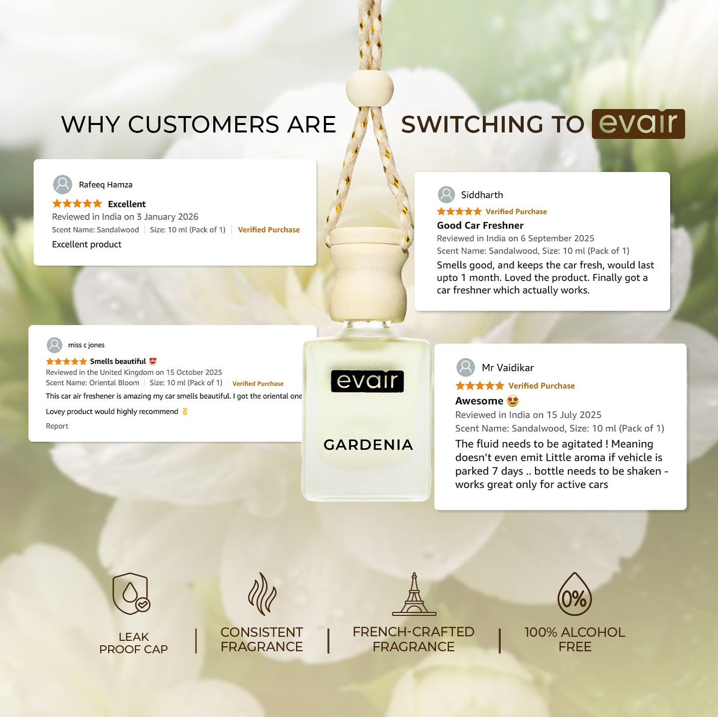 Gardenia Car Freshener