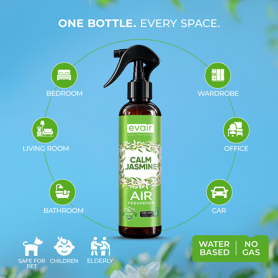 Evair Air Spray | Room Freshener Calm Jasmine (200 ml)