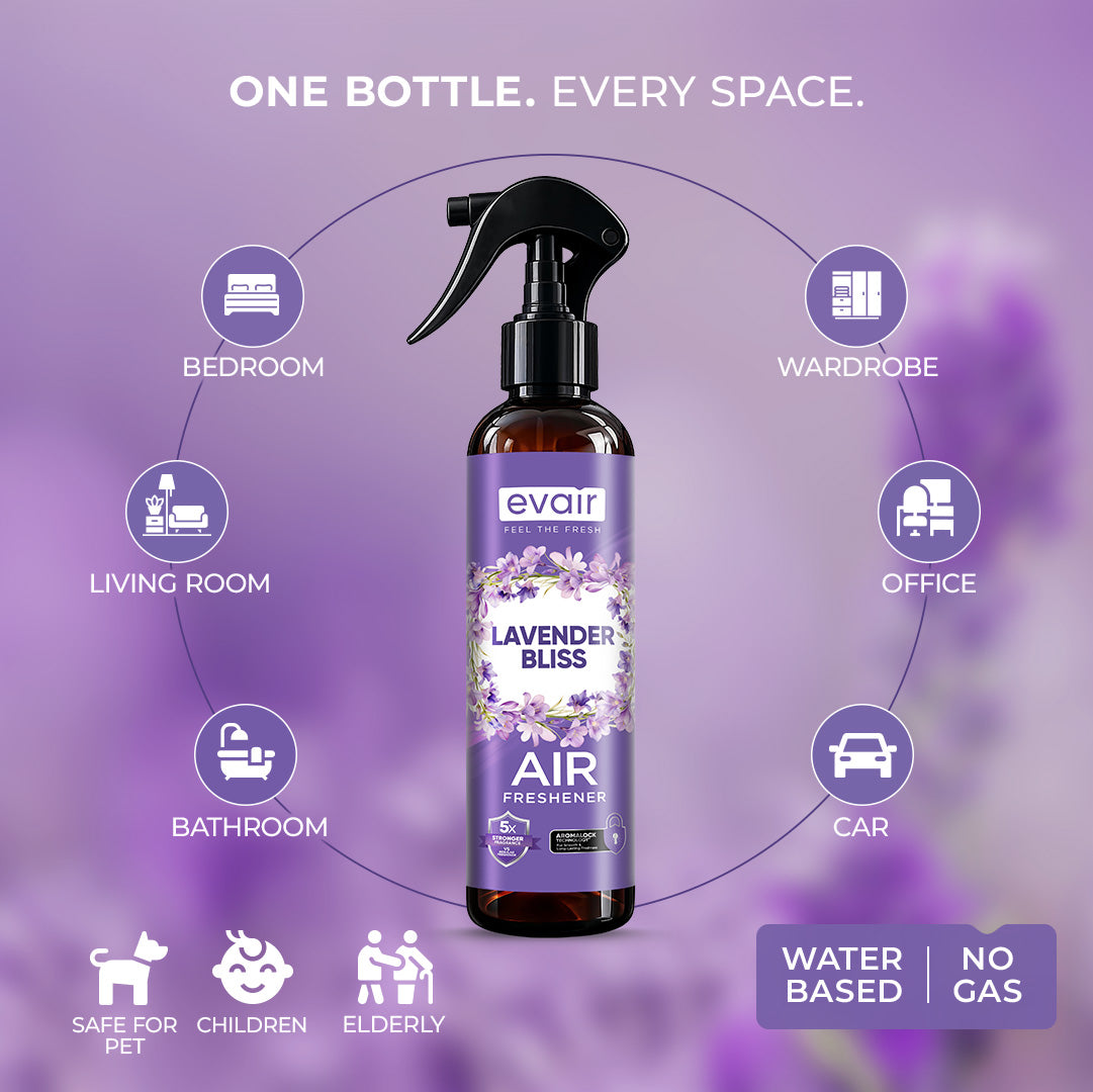 Evair Air Spray | Room Freshener Lavender Bliss (200 ml)