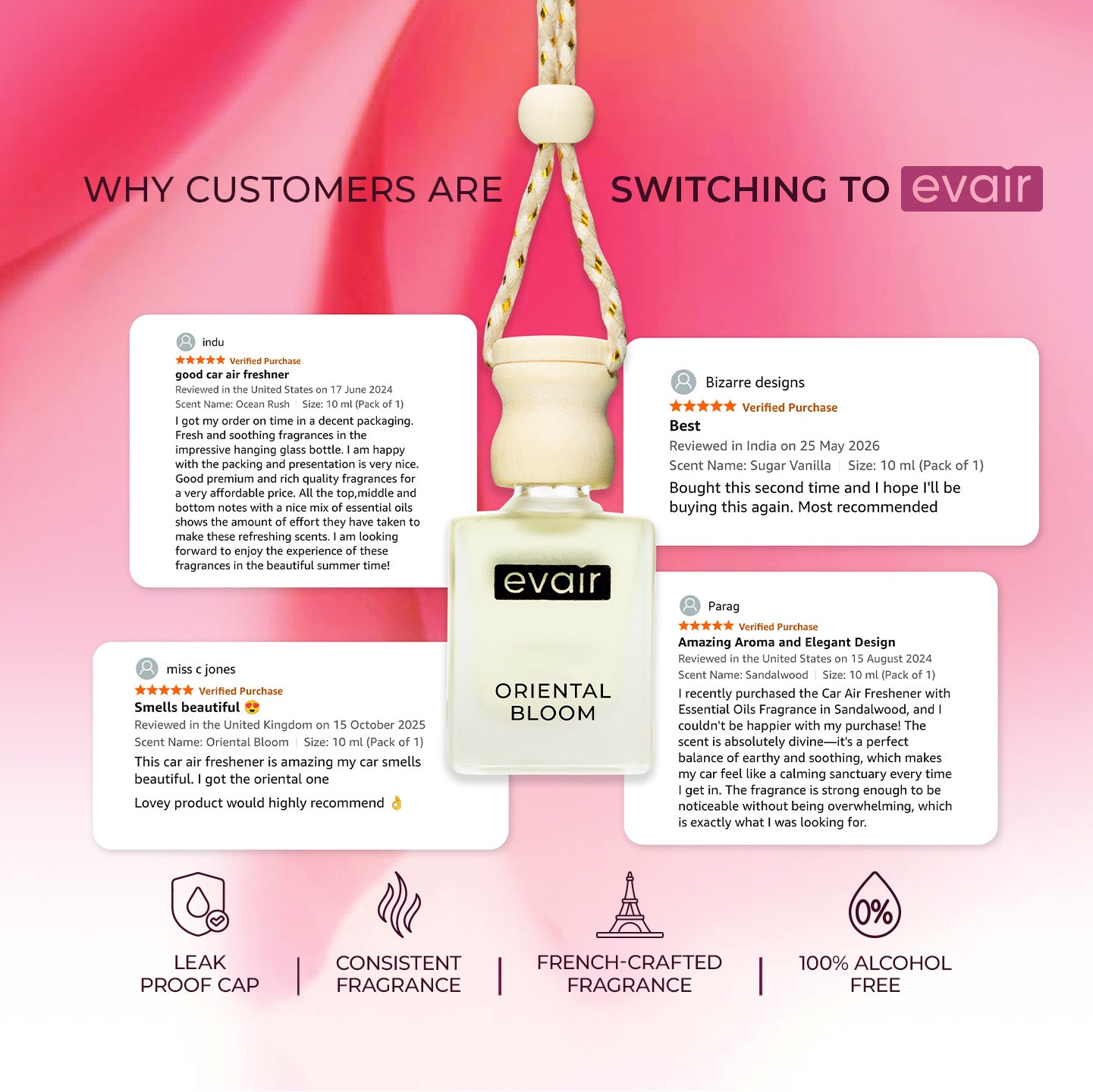 Oriental Bloom Car Freshener