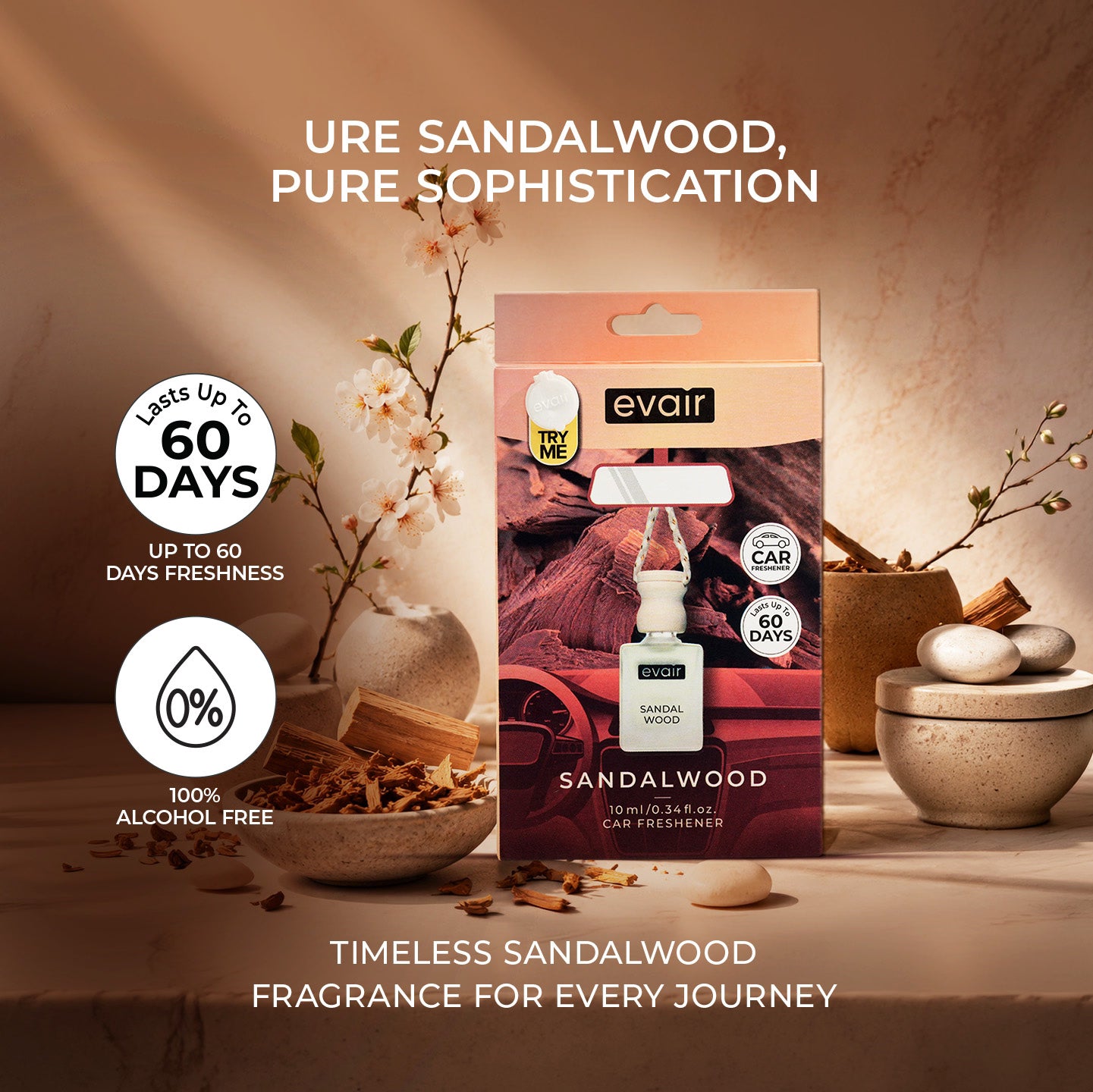 Sandalwood Car Freshener
