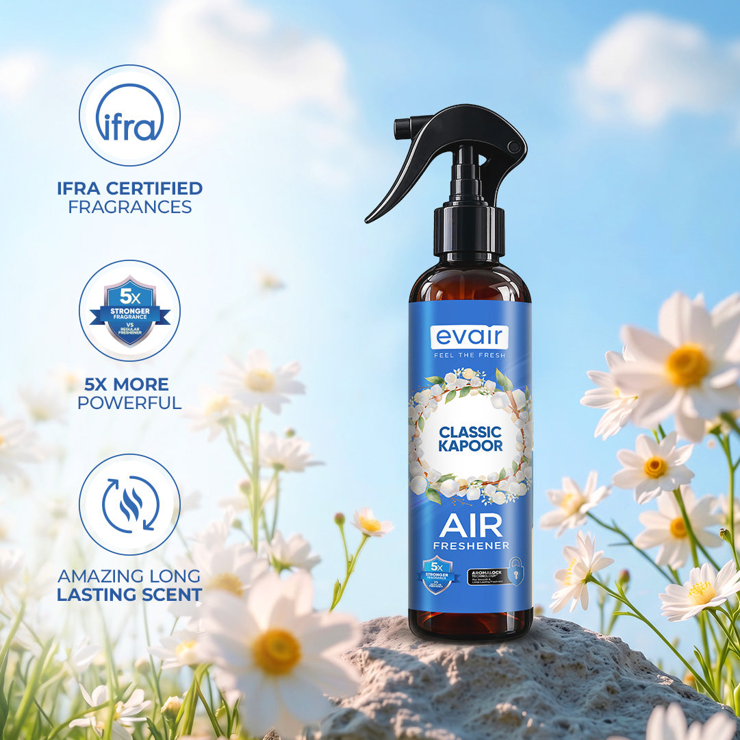 Evair Air Spray | Room Freshener Classic Kapoor (200 ml)