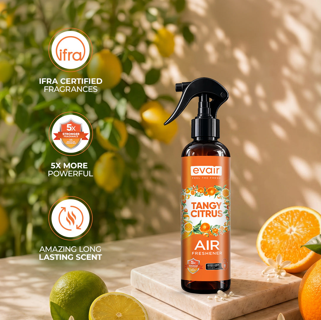 Evair Air Spray | Room Freshener Tangy Citrus  (200 ml)