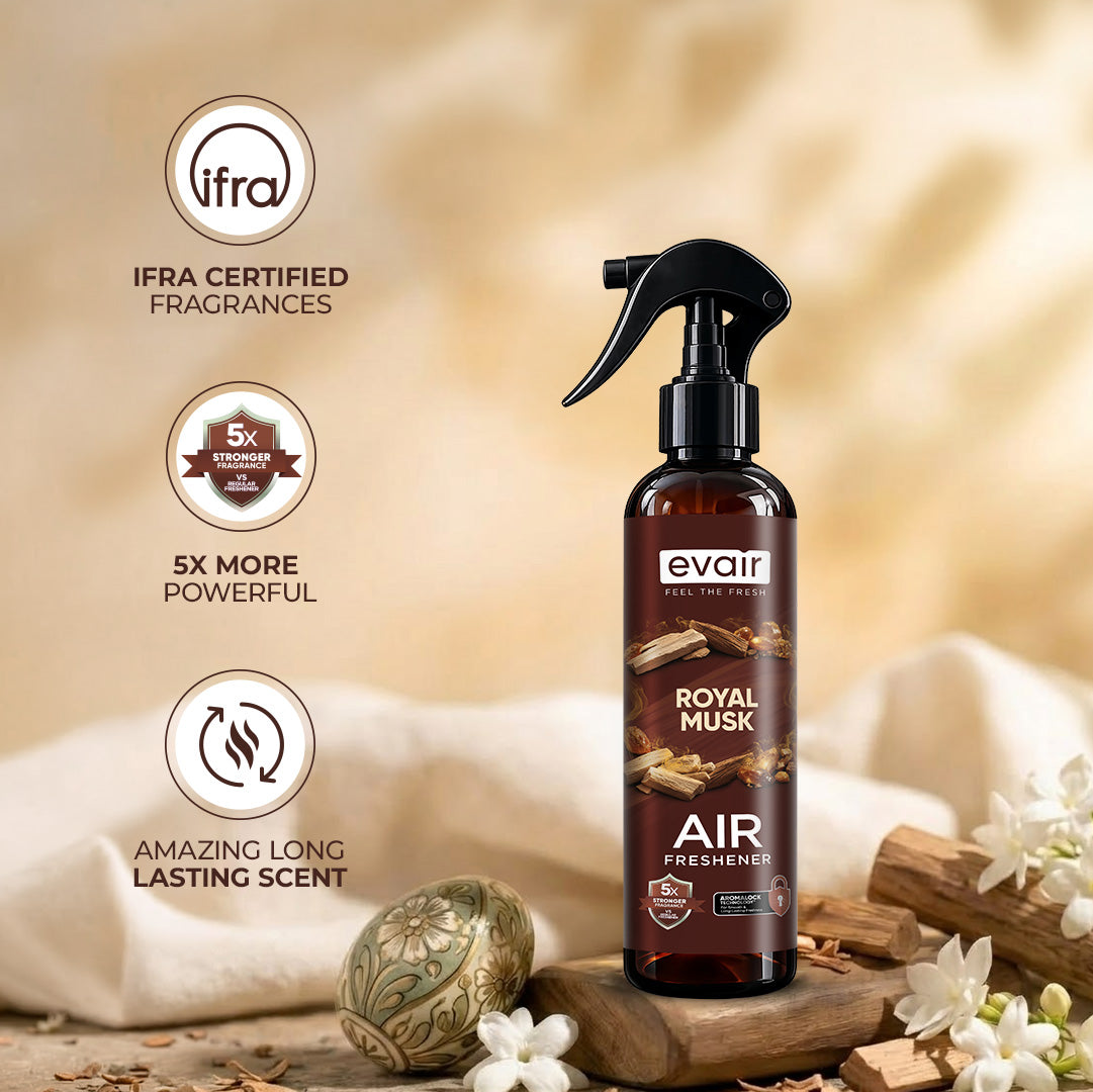 Evair Air Spray | Room Freshener Royal Musk (200 ml)
