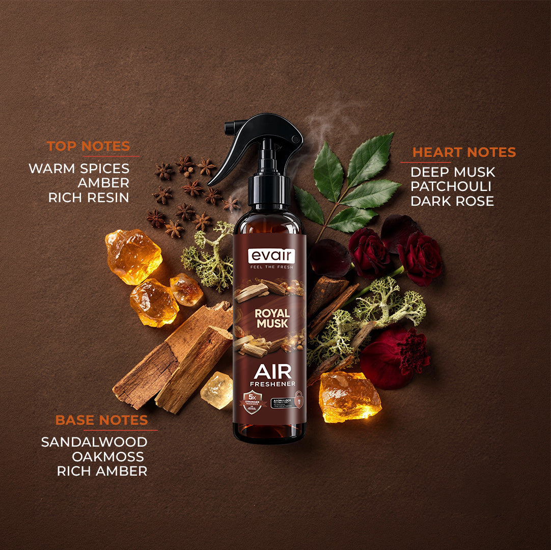 Evair Air Spray | Room Freshener Royal Musk (200 ml)