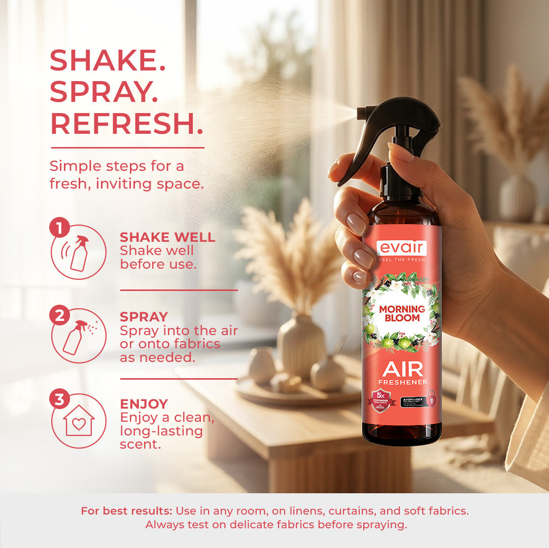 Evair Air Spray | Room Freshener Morning Bloom (200 ml)