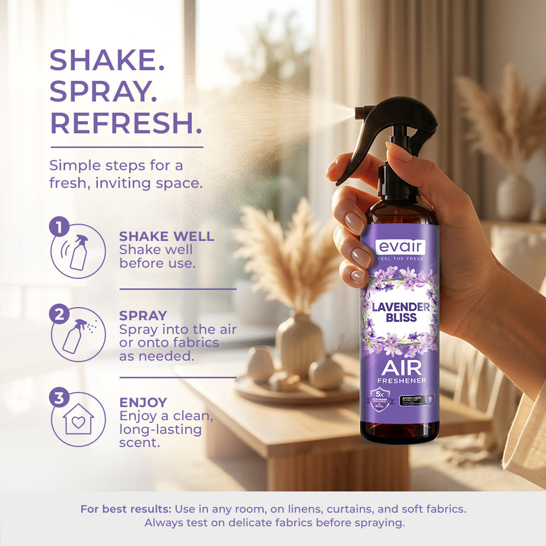 Evair Air Spray | Room Freshener Lavender Bliss (200 ml)