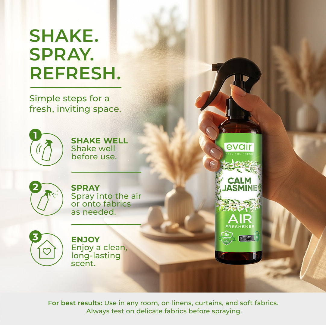 Evair Air Spray | Room Freshener Calm Jasmine (200 ml)