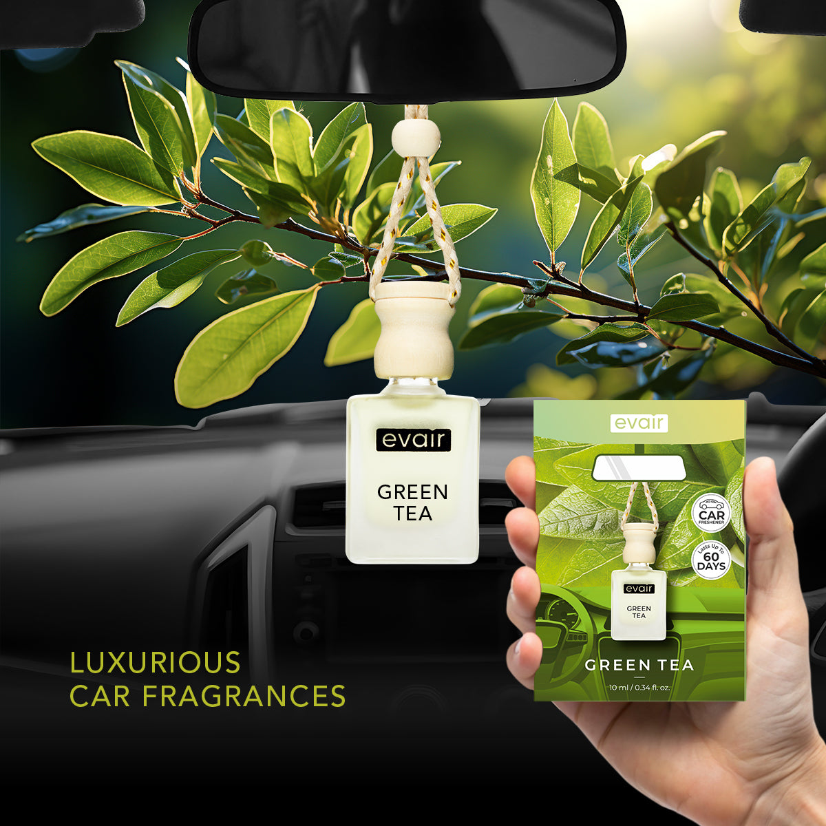 Green Tea Car Freshener