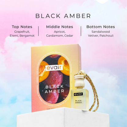 Black Amber Car Freshener