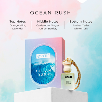 Different Notes of Evairs Ocean Car Perfume