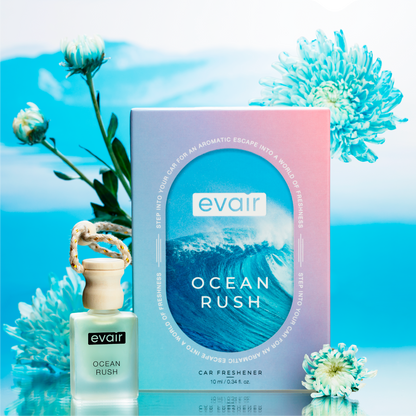 Evair Ocean Car Perfume with Flower